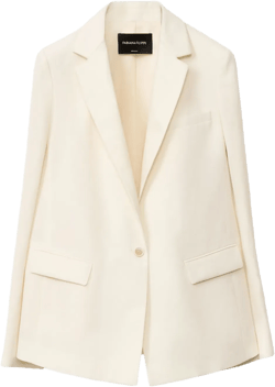 single button blazer 