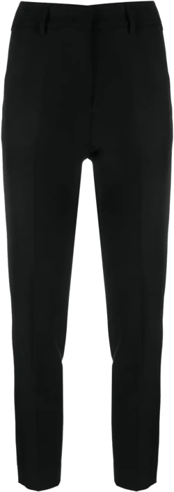 mid-rise cropped trousers