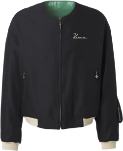 Souvenir Reversible Bomber Jacket In Black