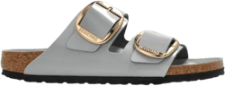 Buckle Slippers In Gray