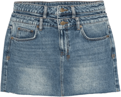 Model Mini Rework Aged mini skirt