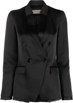Doppelreihiger Blazer In Black