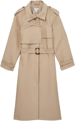 August Mac Trench Coat In Neutral