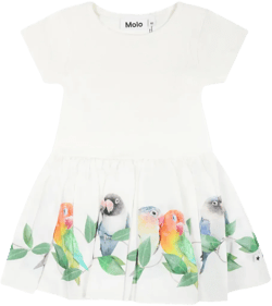 graphic-print dress