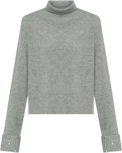 sequin-detailed sweater