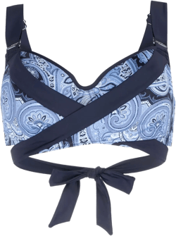 Cache Coeur paisley-print push-up bikini top