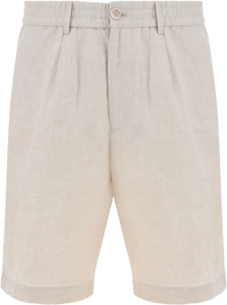 linen Bermuda shorts