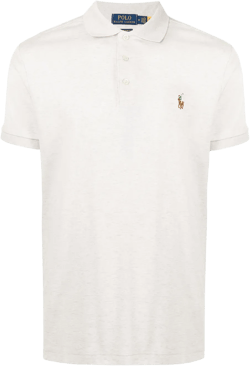 Pima logo-embroidered polo shirt 