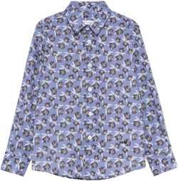 floral-print shirt