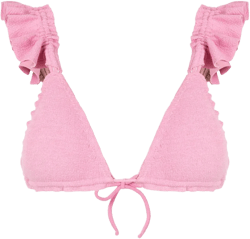Laven ruffled bikini top