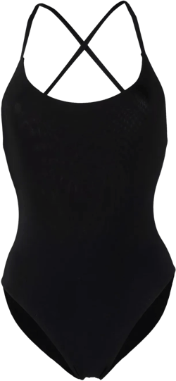 criss-cross back swimsuit
