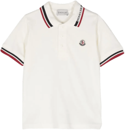 logo-patch cotton polo shirt