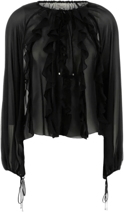  translucent blouse