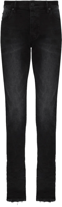 faded slim-leg jeans