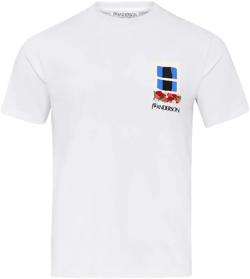 Window-embroidered T-shirt