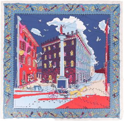 Palazzo Spini-Feroni print scarf