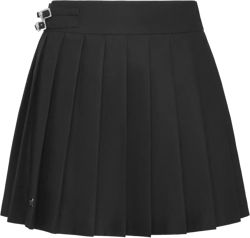 Skull mini skirt