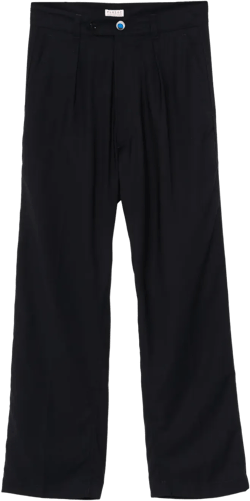 pleat-detail trousers