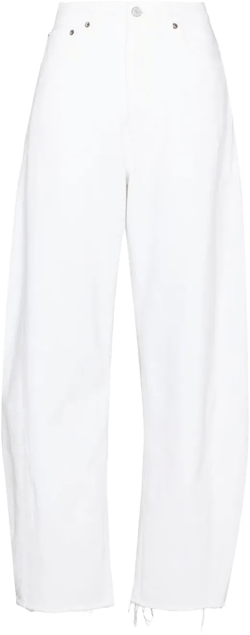 high-waist wide-leg jeans