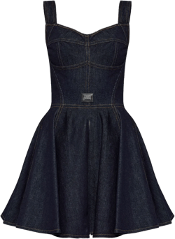cotton denim dress