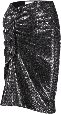 Dolene rhinestone miniskirt