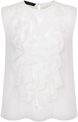 ruffled top
