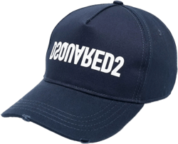 logo-print baseball cap