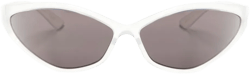 90s Oval wrap-around sunglasses