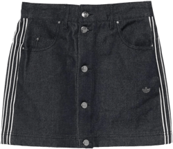 adidas Women's Black Denim Mini Skirt