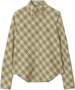checked cotton shirt
