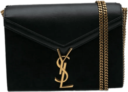 2020 Suede and Calfskin Monogram Cassandra Clasp Bag crossbody bag