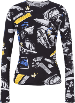 graphic-print top 