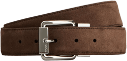 reversible suede belt 
