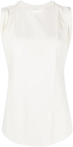 pleat-detailing tank top