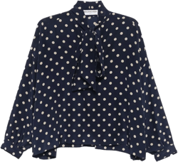 2000s polka-dot blouse
