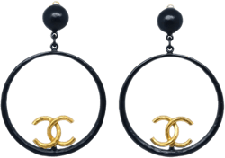 1993 CC clip-on earrings