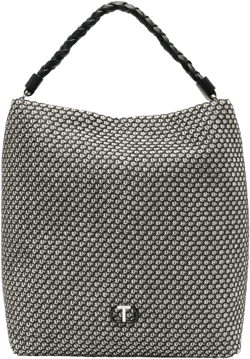 mesh-effect tote bag 