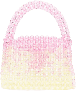 bead-embellished tote bag