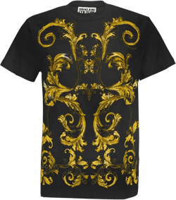 Barocco-print cotton T-shirt