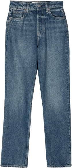 Cynthia high-rise straight-leg jeans
