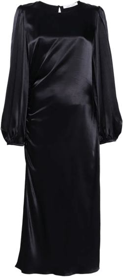 Saelvira ruched midi dress