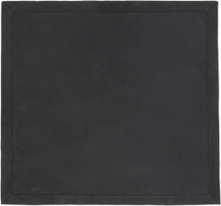 logo-debossed leather scarf