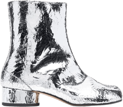 Tabi 30mm mirror-effect ankle boots