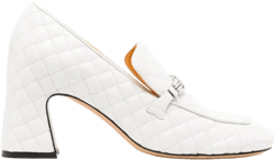 64mm quilted leather pumps