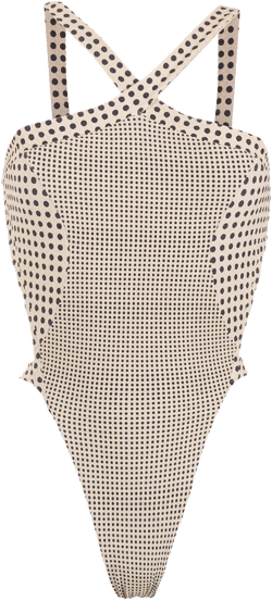 polka-dot print swimsuit
