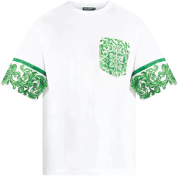 Majolica-print cotton T-shirt