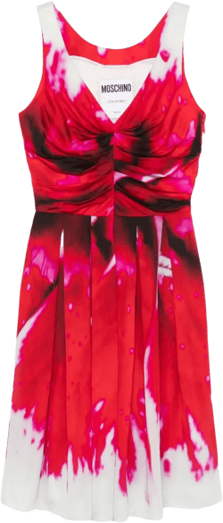2000s pleated dress