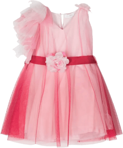 one-shoulder tulle dress