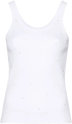 rhinestoned tank top