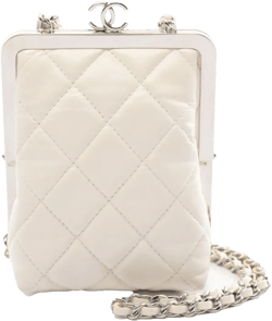 2021 CC Quilted Lambskin Evening clutch bag